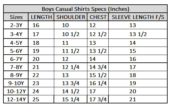 Boys Oxford Casual Shirt (Game Over)-BLACK