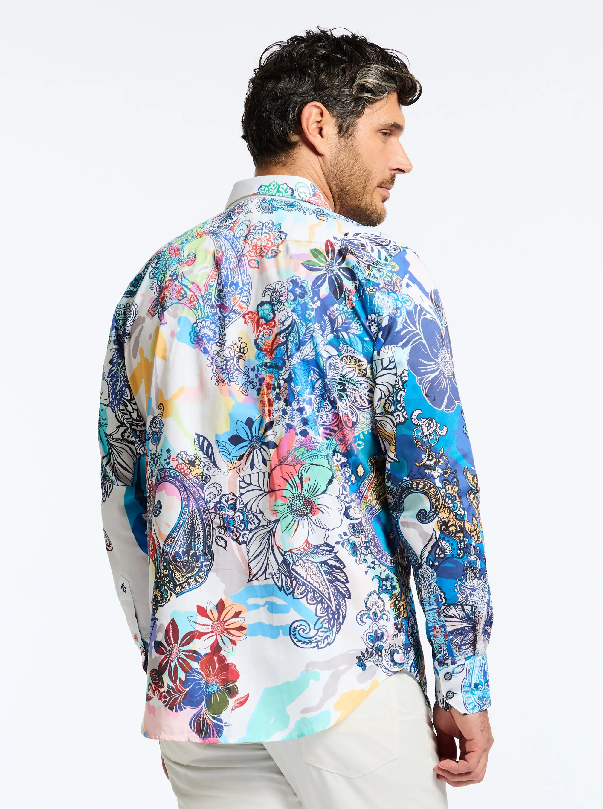 BRANCA LONG SLEEVE BUTTON DOWN SHIRT