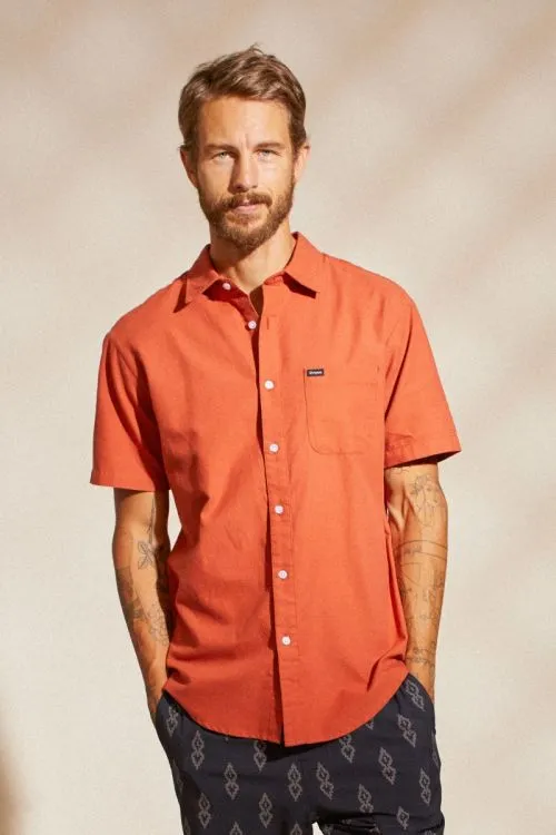 Brixton Charter Oxford S/S Woven Shirt - Autumn