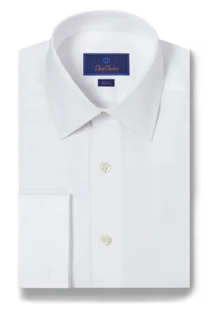 Broadcloth French Cuff White Dress Shirt