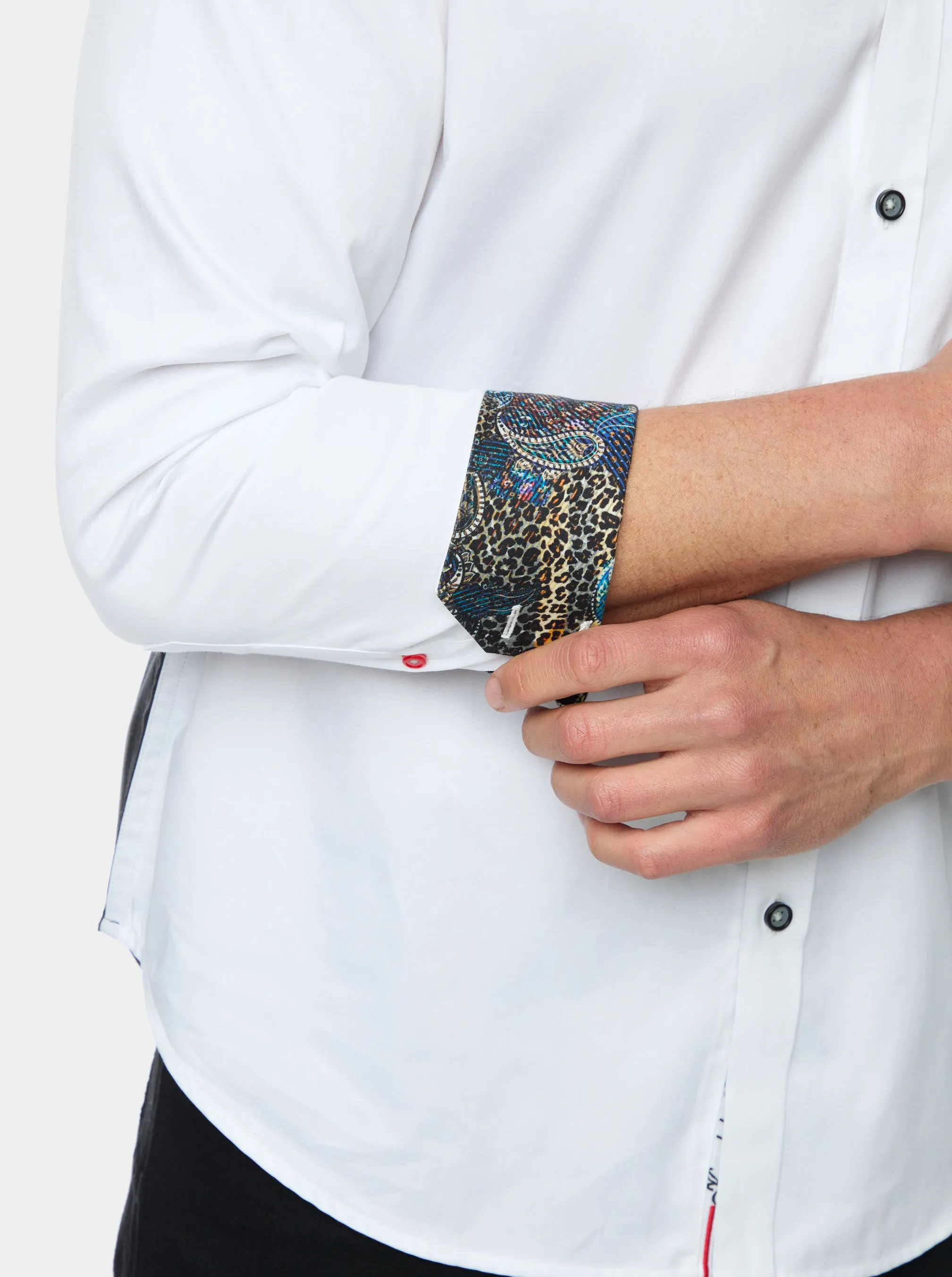 CARPE DIEM LONG SLEEVE BUTTON DOWN SHIRT