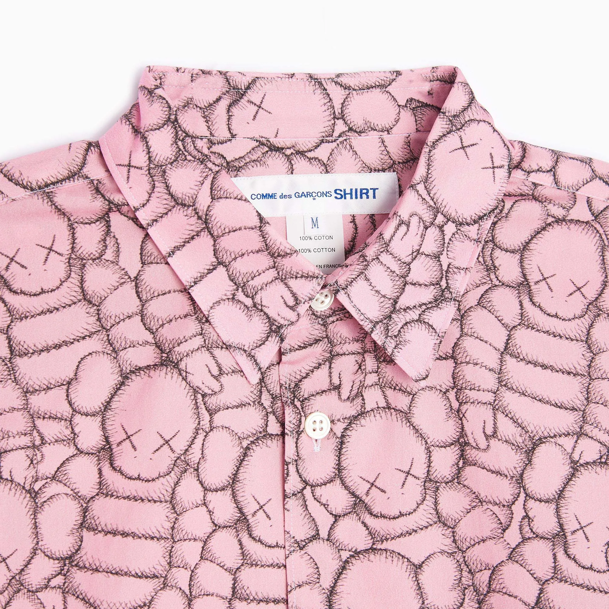 CDG x KAWS FH-B023 Chum Shirt Pink