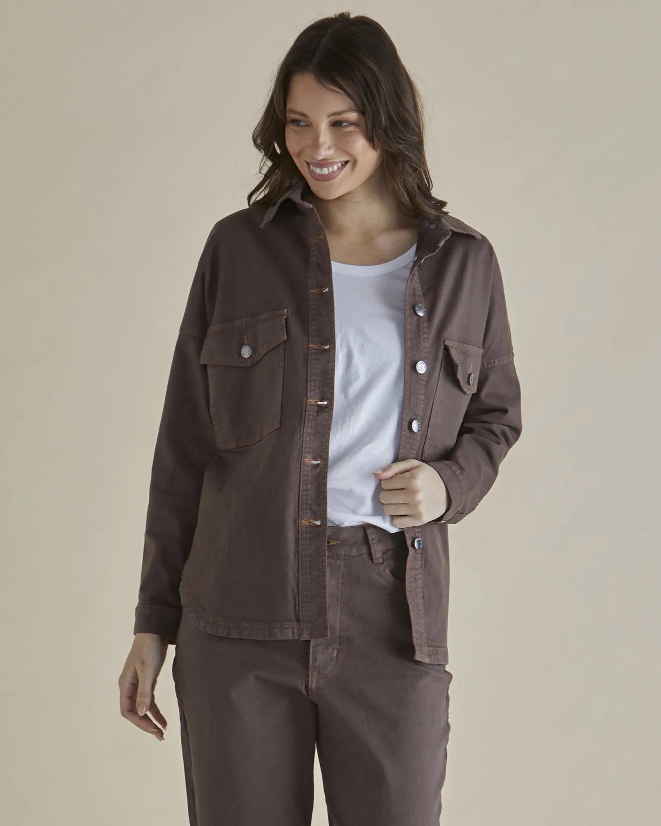 Cherry Denim Shirt - Coco
