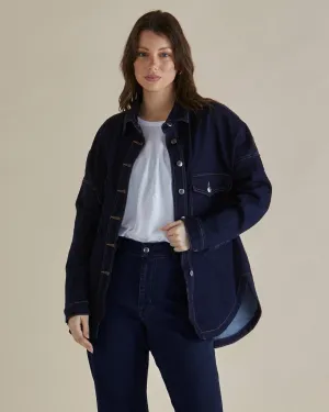 Cherry Denim Shirt - Smoke Ink