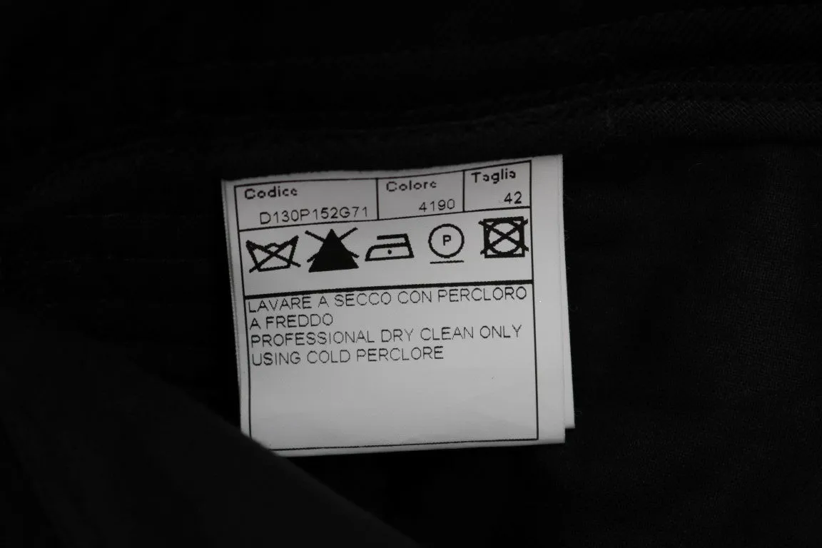 Chic Black Slim Fit Trousers