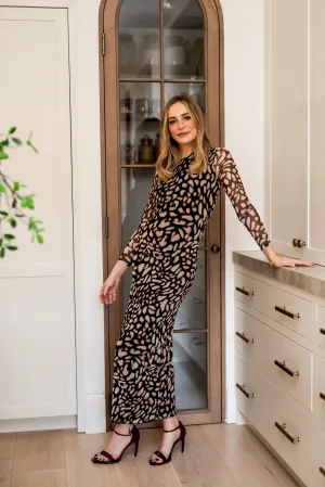 Cici Maxi Dress - Animal Print