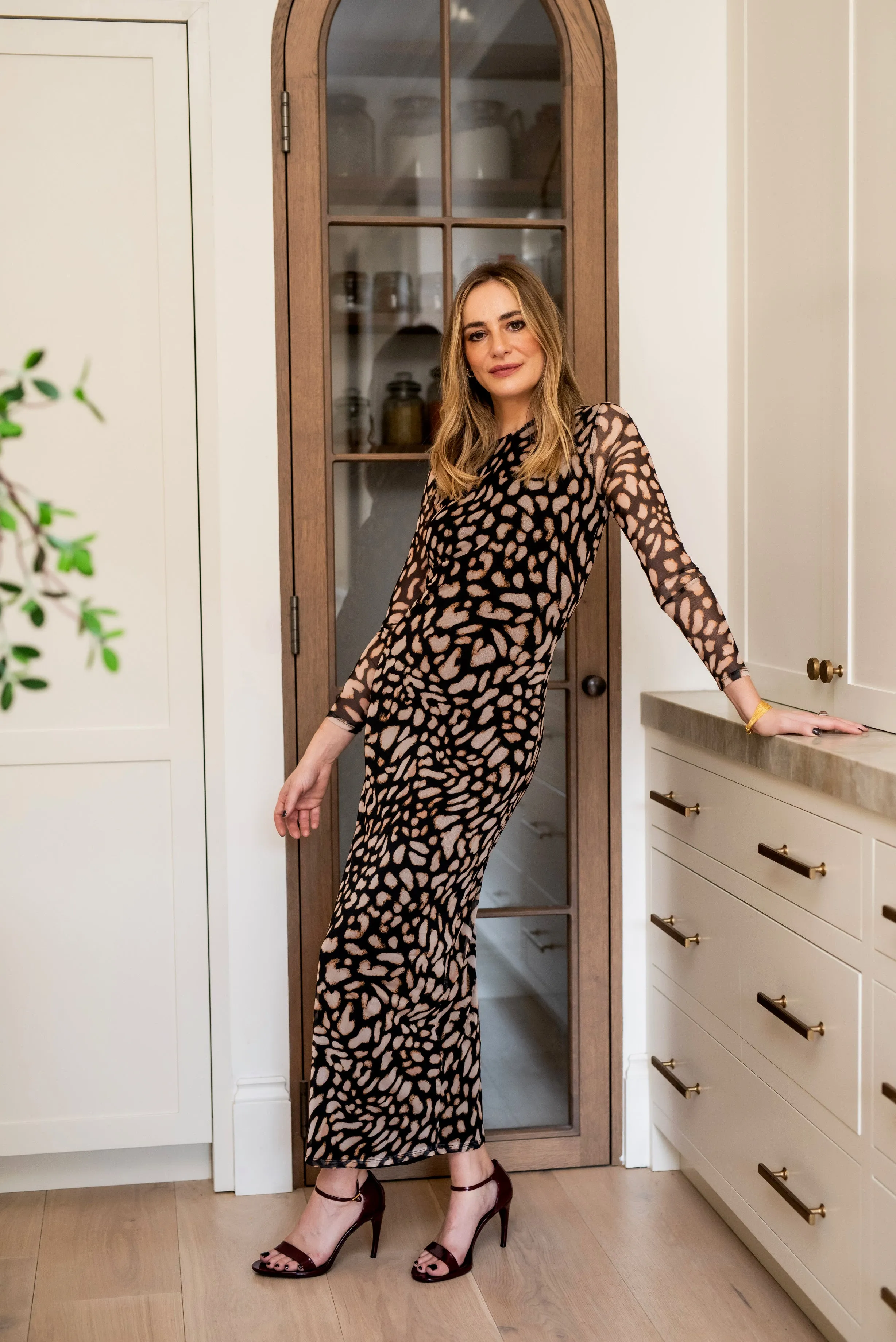 Cici Maxi Dress - Animal Print