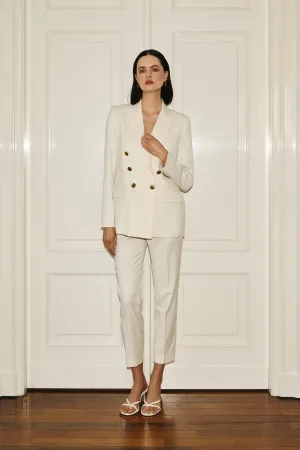 Cigarette Pants Ecru