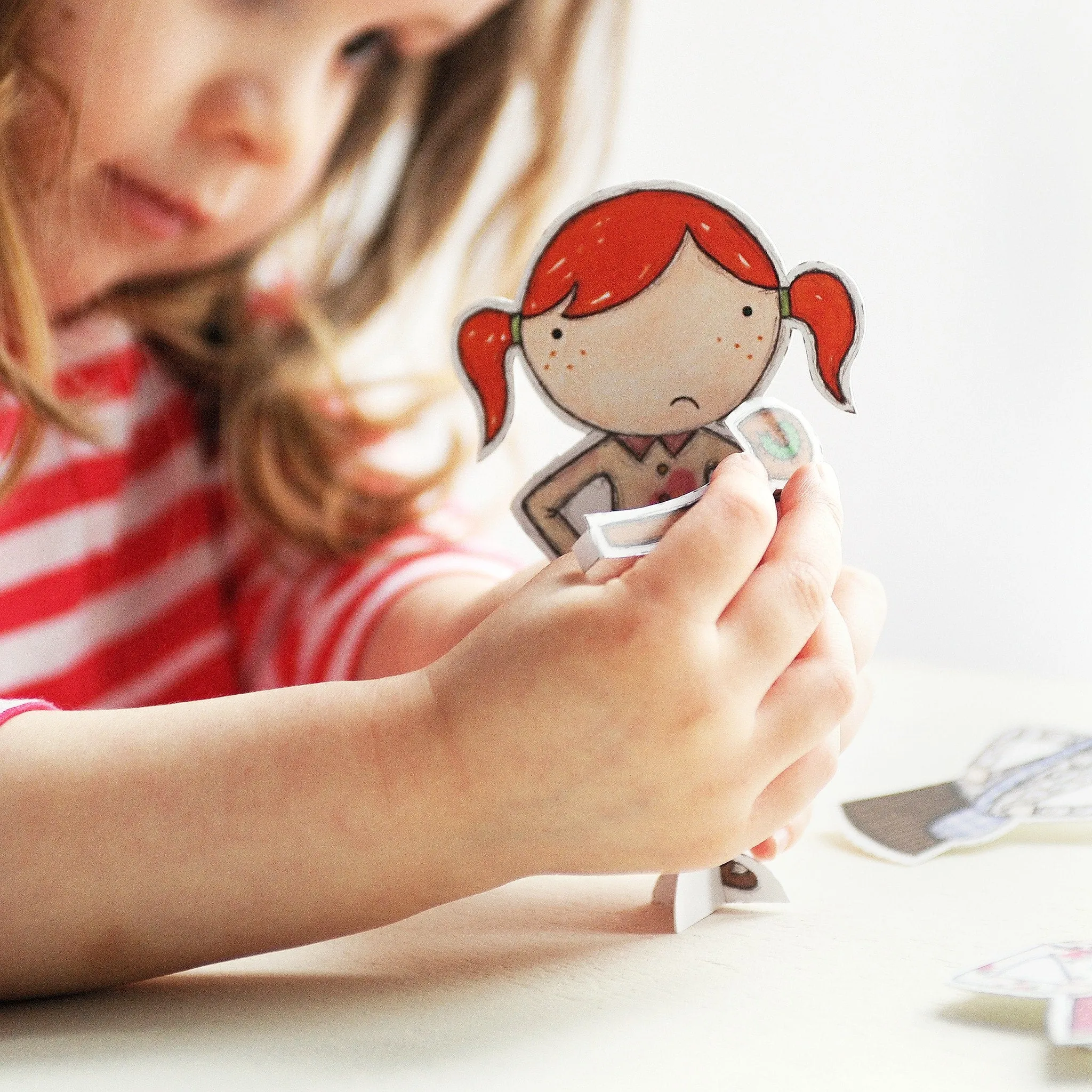 Clara Paper Doll Bedtime Outfits