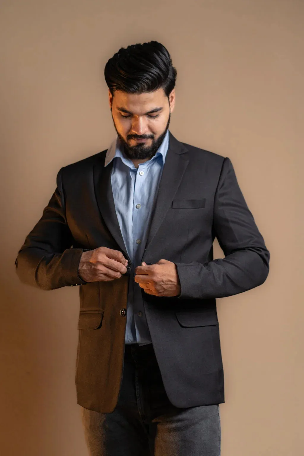 Classic Brown Formal Blazer