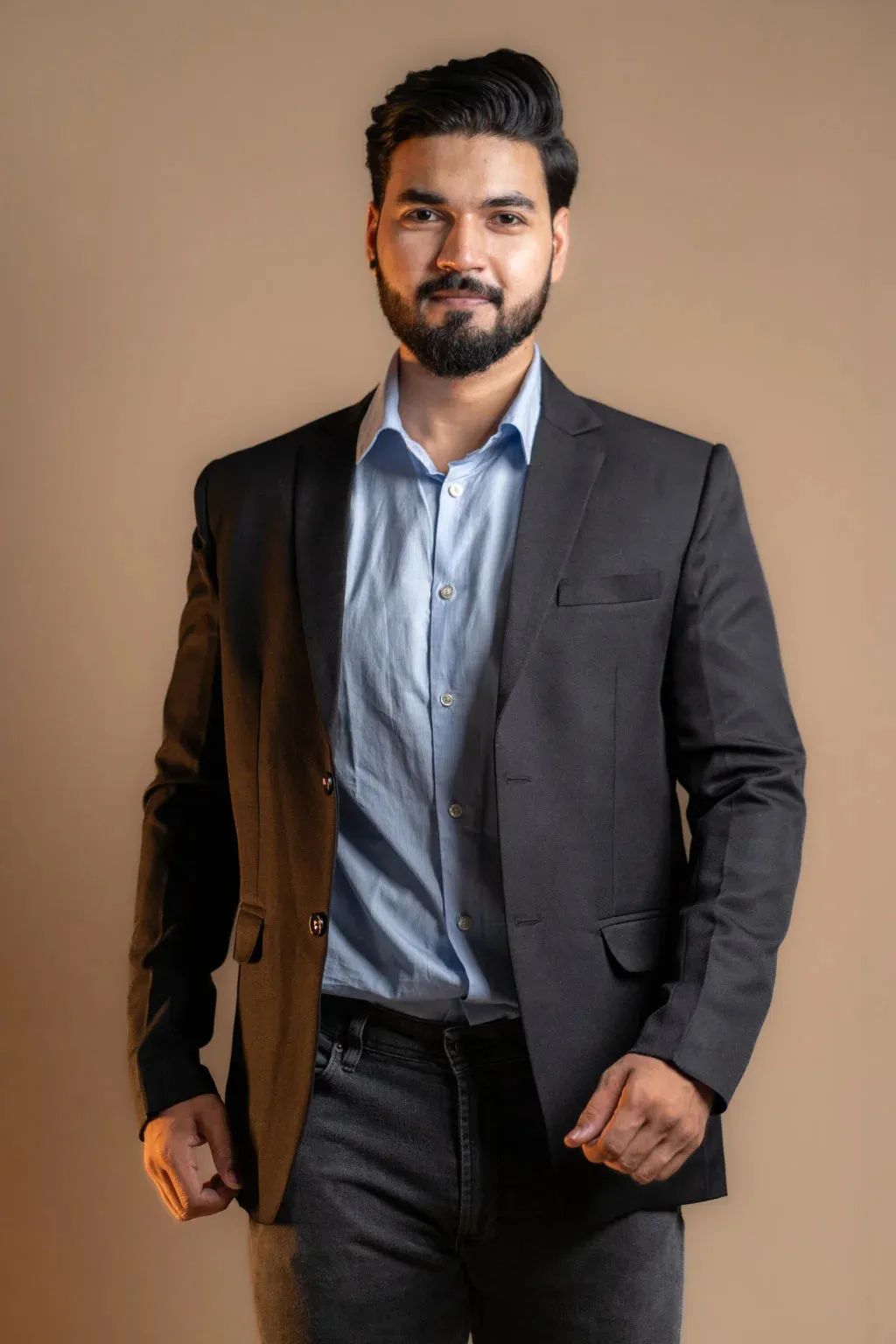 Classic Brown Formal Blazer