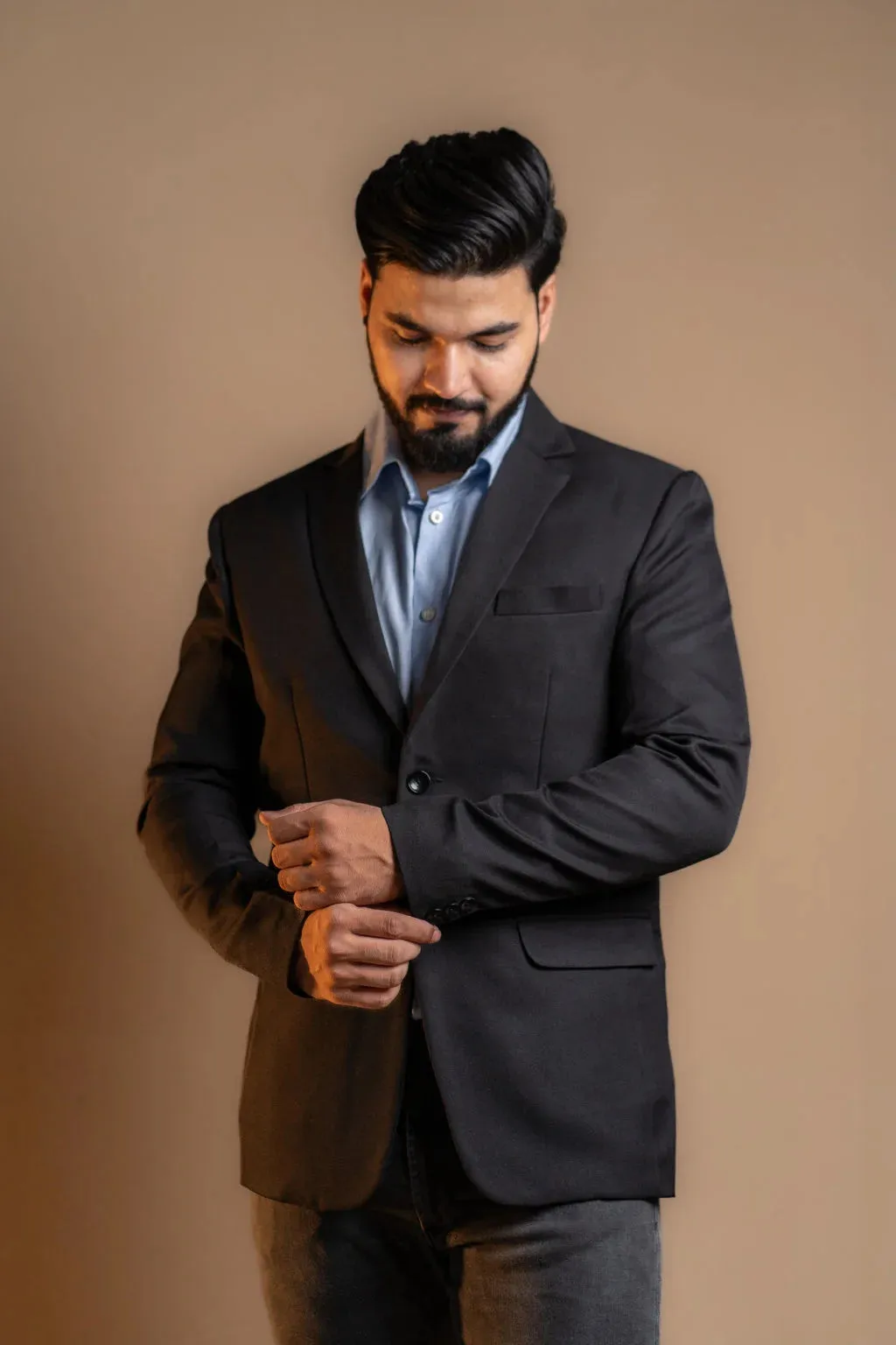 Classic Brown Formal Blazer