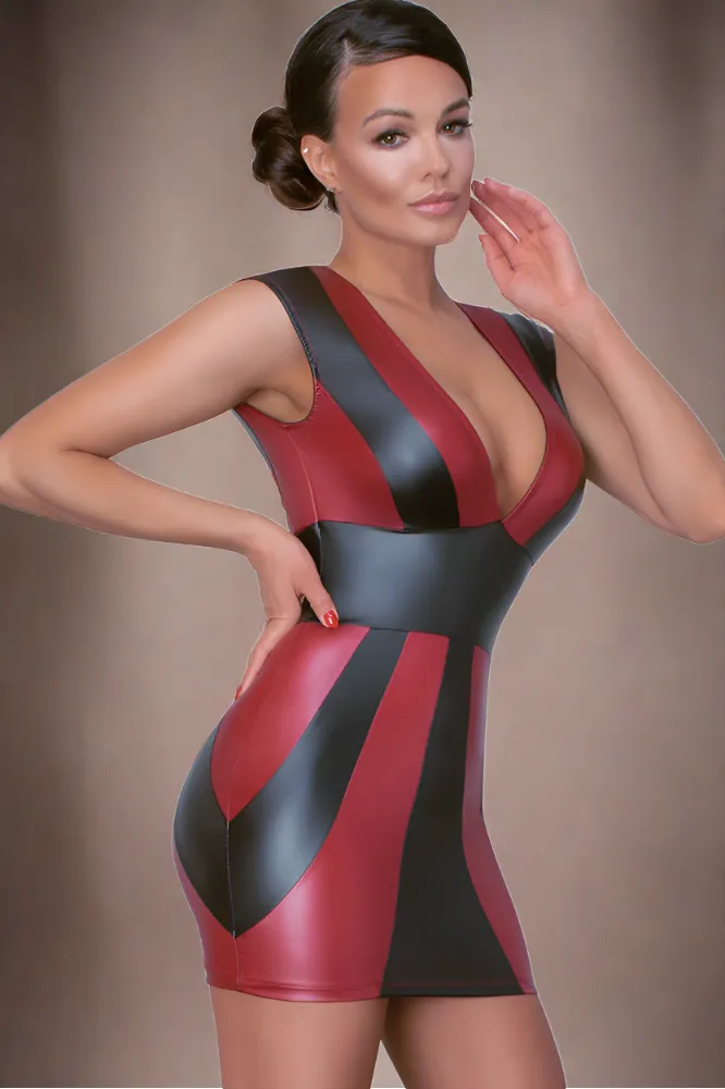 Cottelli Party Black Red Dress