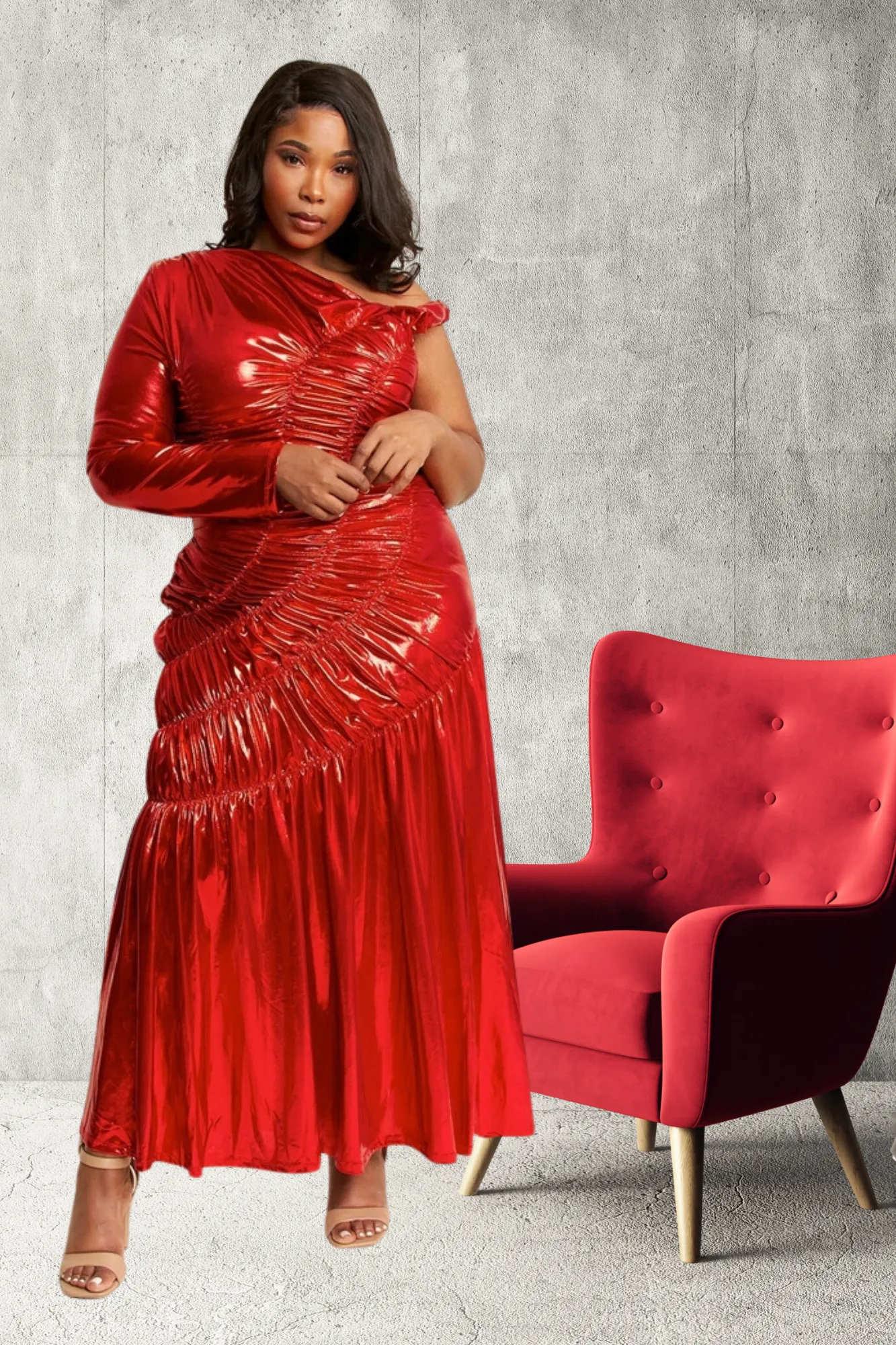 Cranberry Snatch Dress