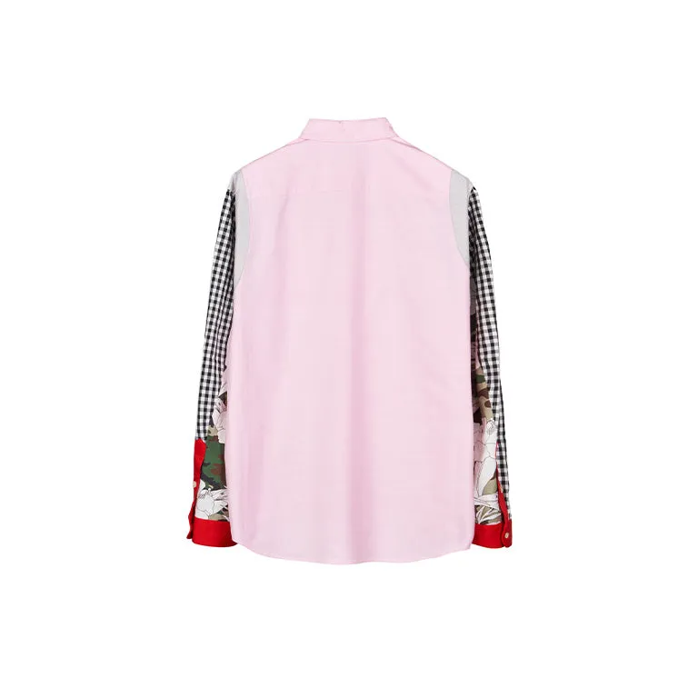 CRAZY PATTERN OXFORD SHIRTS - PINK