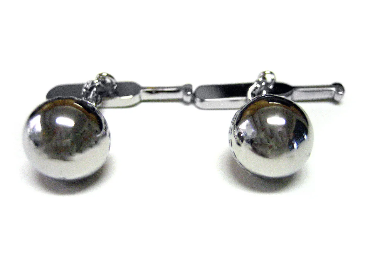 Cricket Bat & Ball Cufflinks