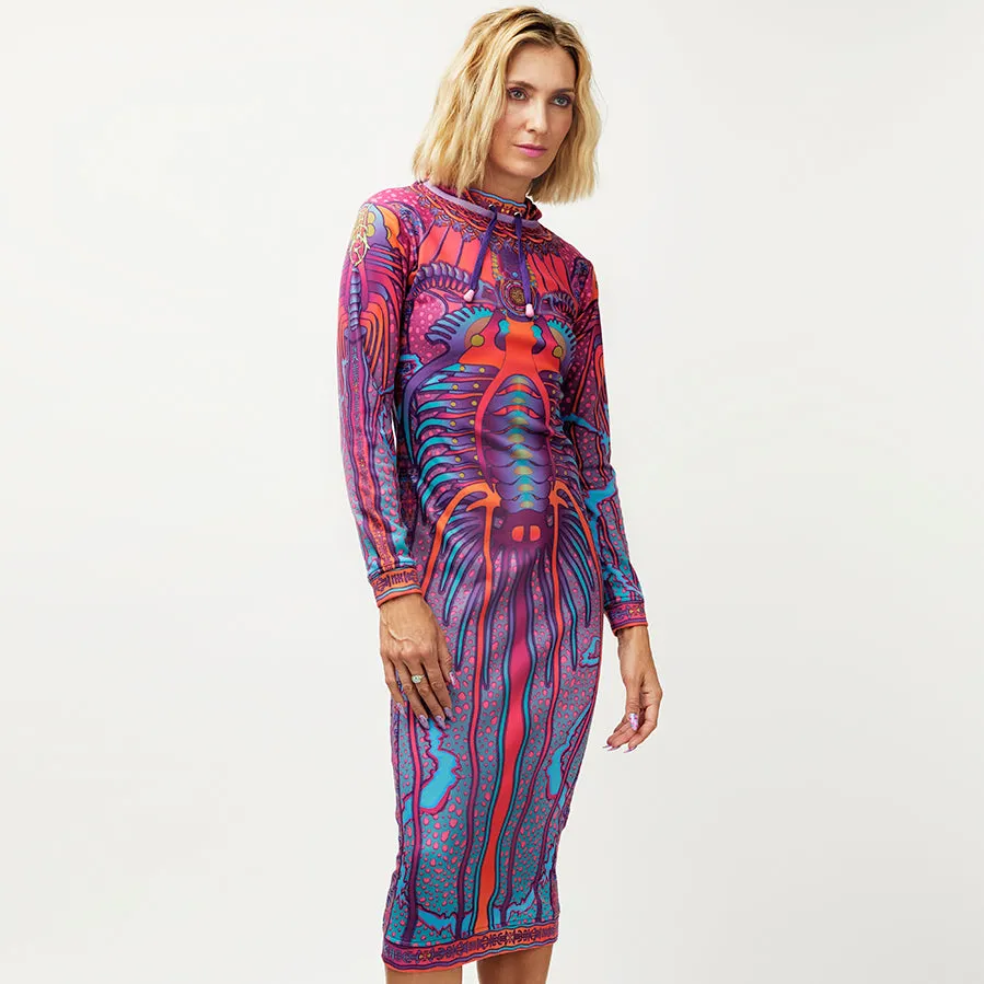 CRYPTIC FREQUENCY JUMPER DRESS