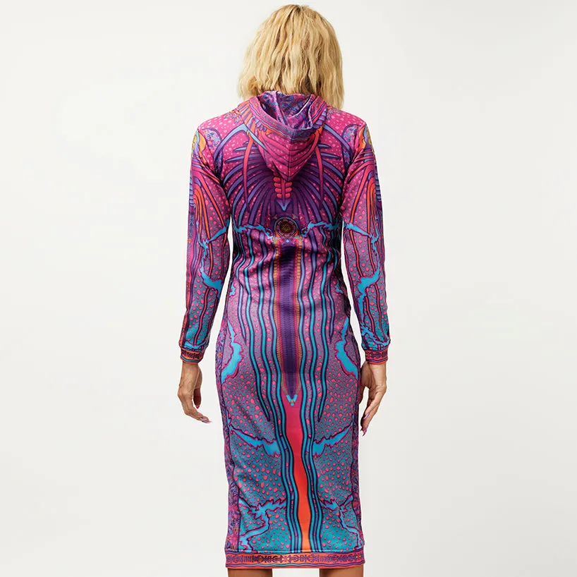 CRYPTIC FREQUENCY JUMPER DRESS