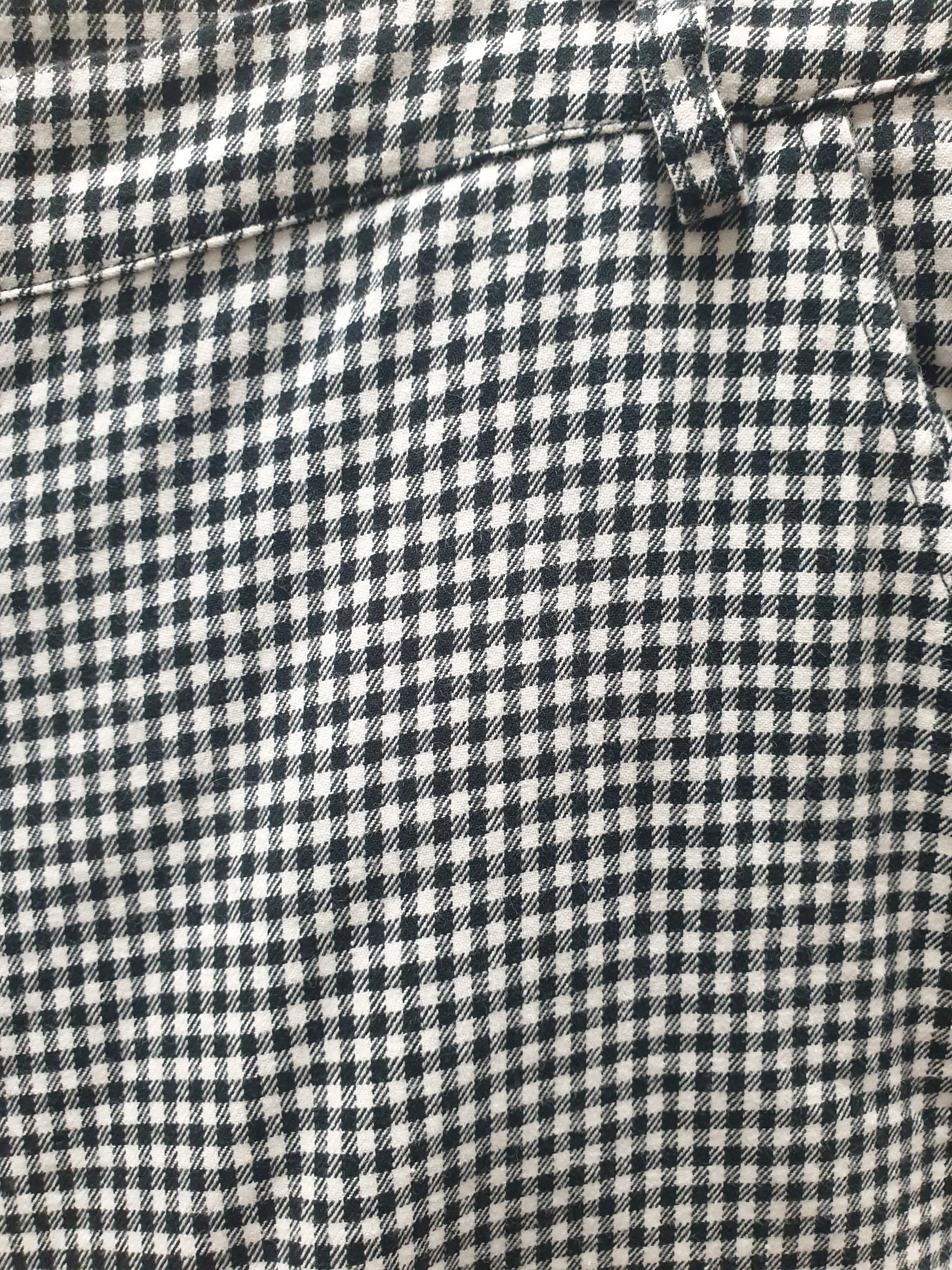 Dangerfield black and white gingham pants size 12 (tiny fit, best fits 10)