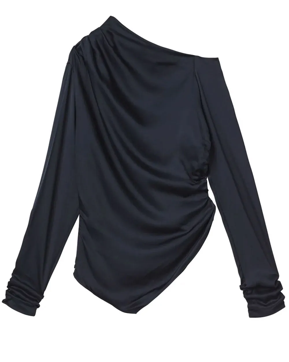 Dark Sapphire Jamie Asymmetrical Top