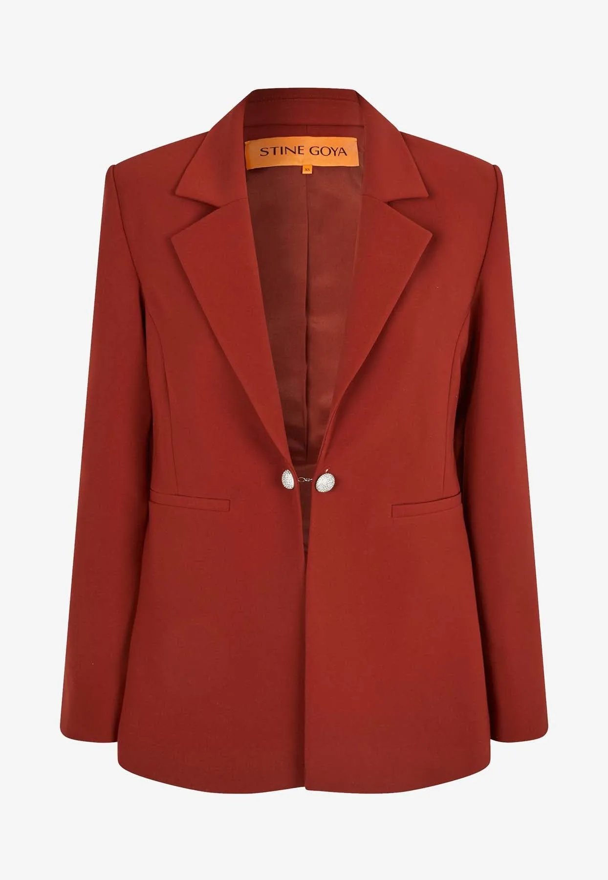 Decorative Single-Breasted Blazer