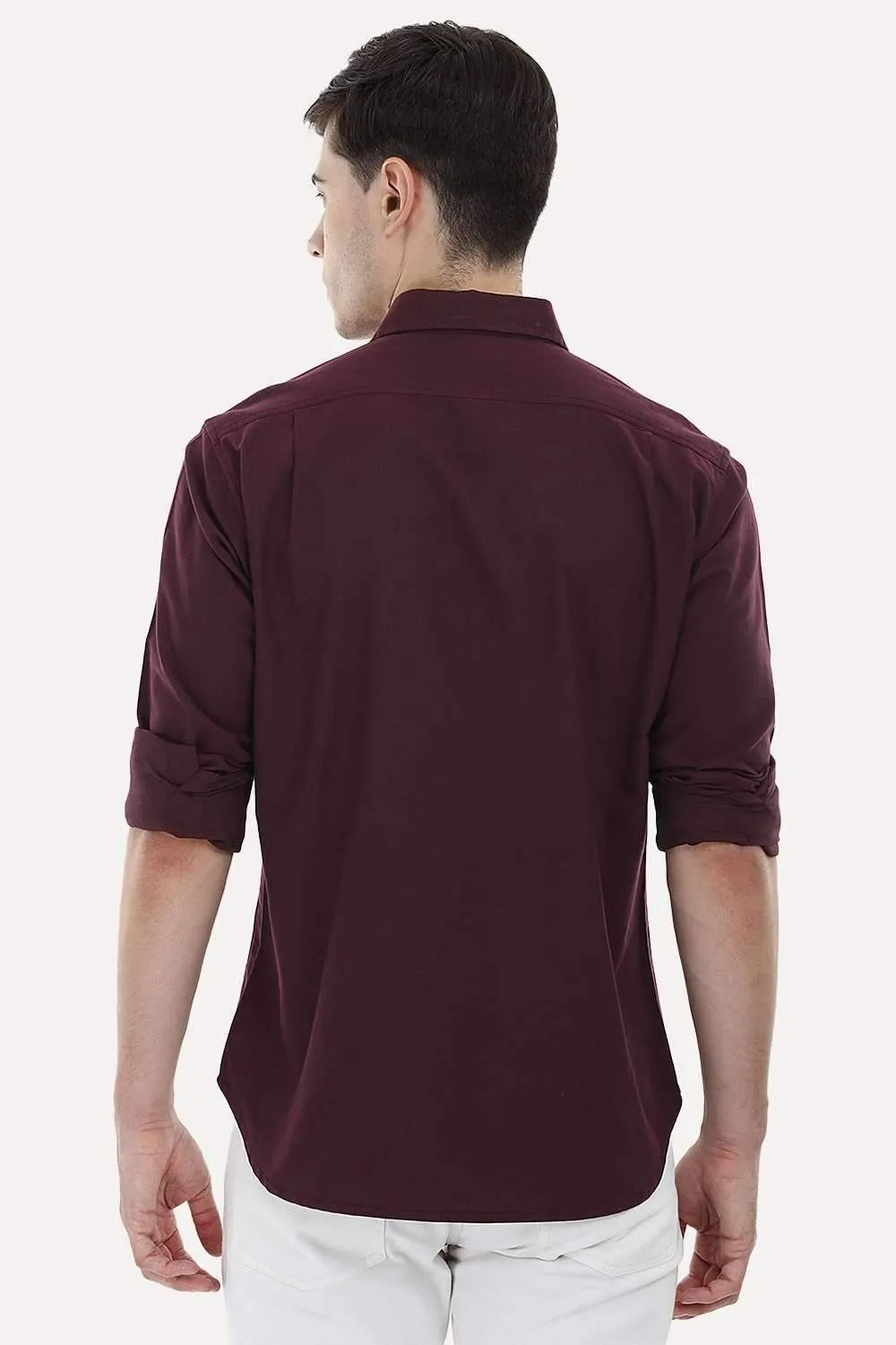 Designed Placket Oxford Shirt
