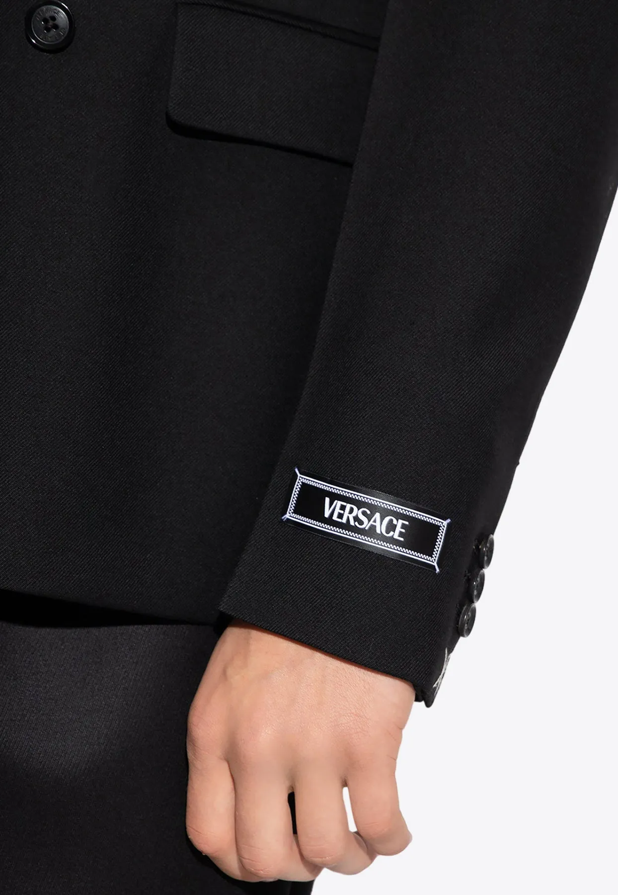 Double-Breasted Wool Blazer