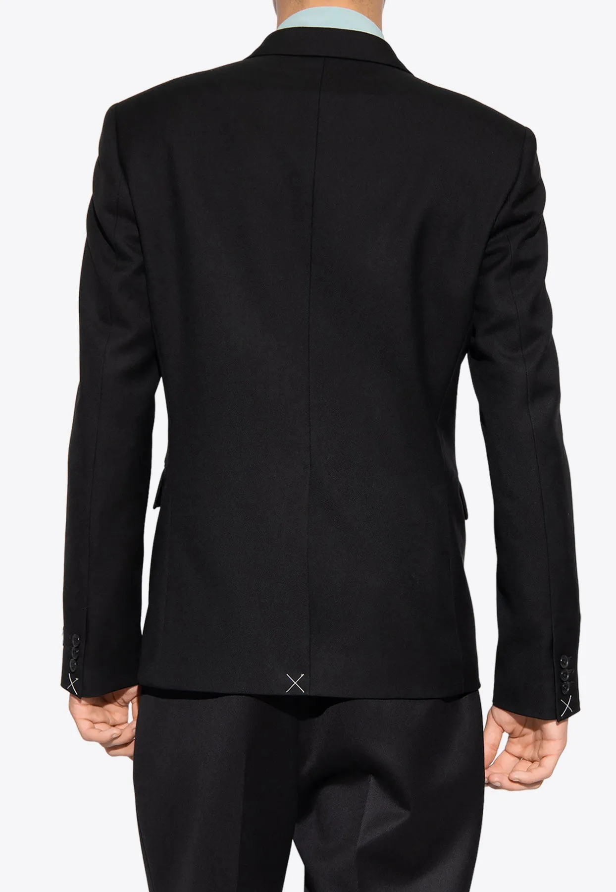 Double-Breasted Wool Blazer