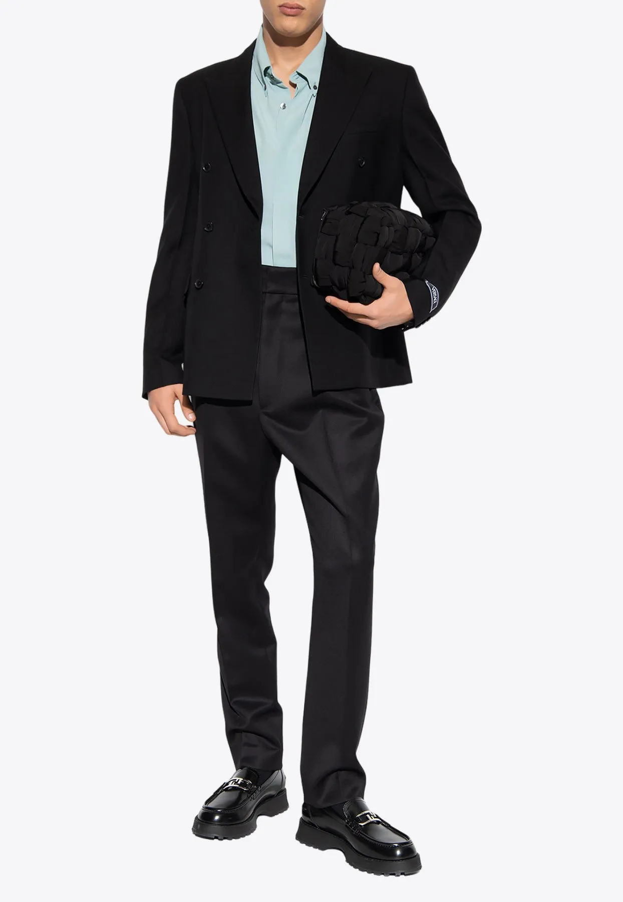 Double-Breasted Wool Blazer