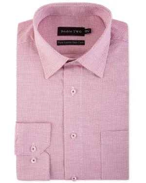 Double Two Mens Cotton Easy Care LS Shirts(AW18),Collar 15-23", Multiple Options