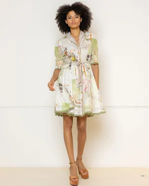 DREAM CATCHER | Katia Dress | Lavender & Green