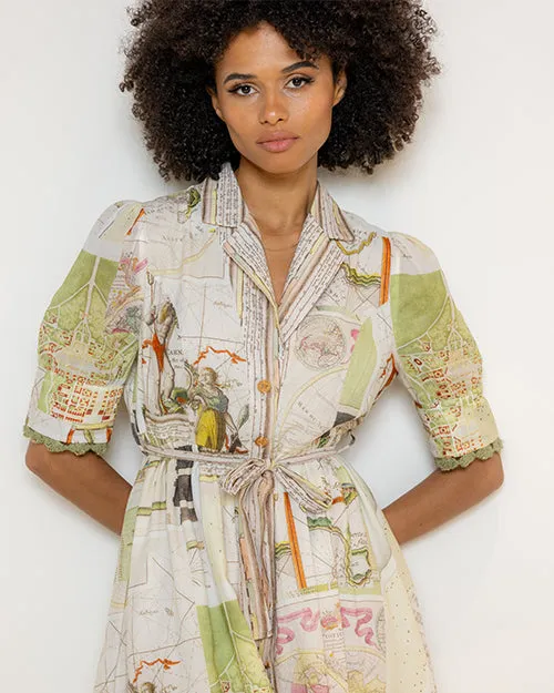 DREAM CATCHER | Katia Dress | Lavender & Green