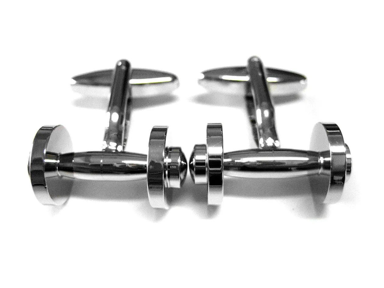 Dumbbell Cufflinks
