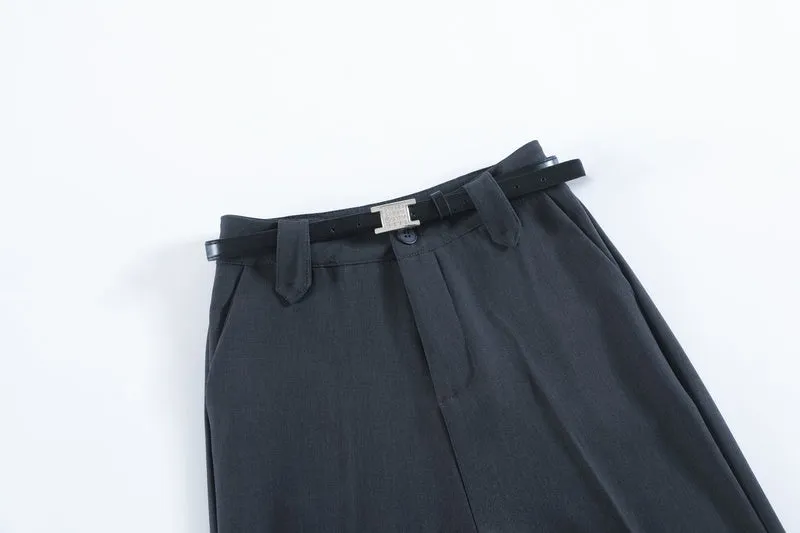 Effortlessly Chic Wide-Leg Straight Leg Pants for Women