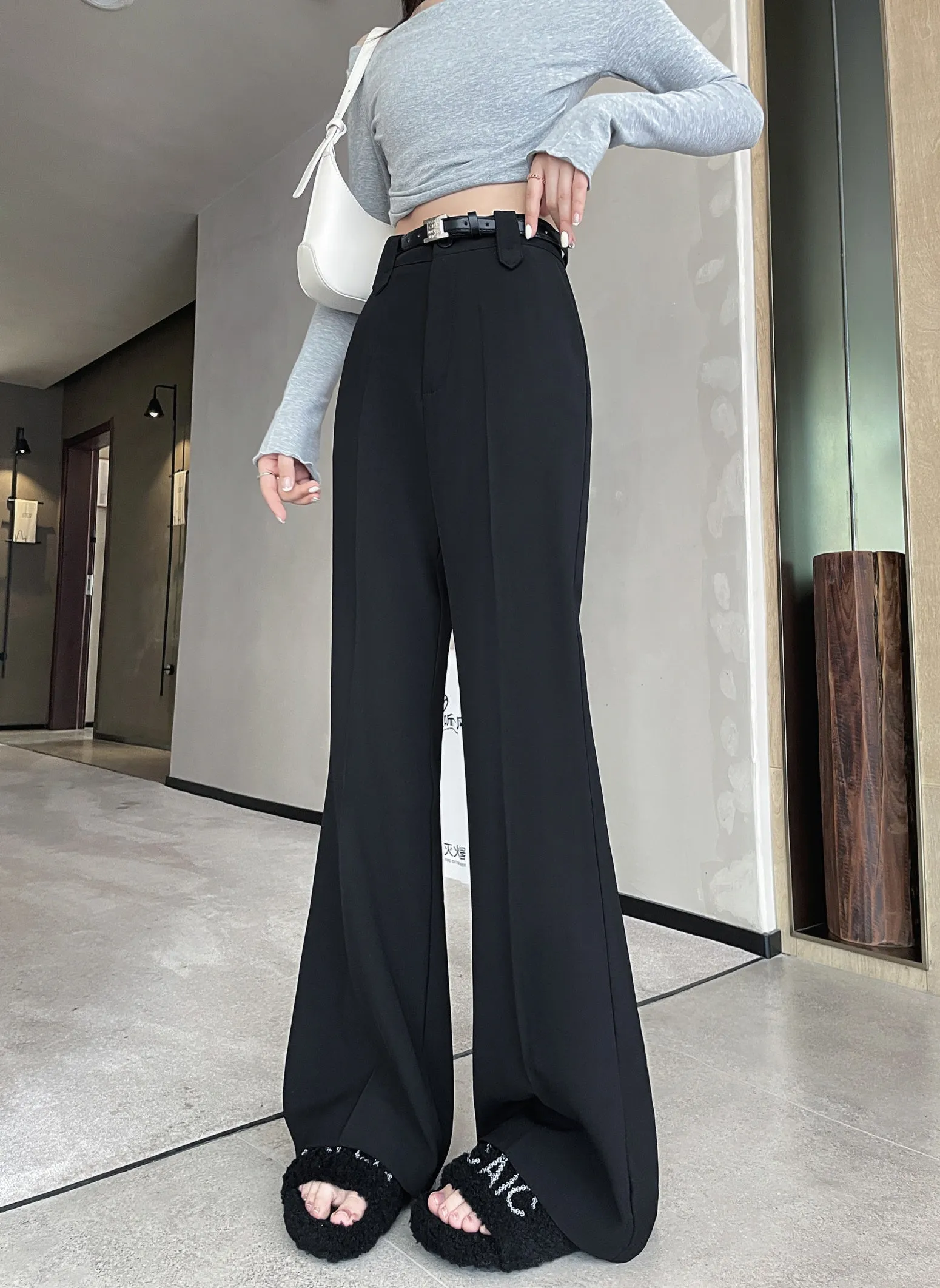 Effortlessly Chic Wide-Leg Straight Leg Pants for Women