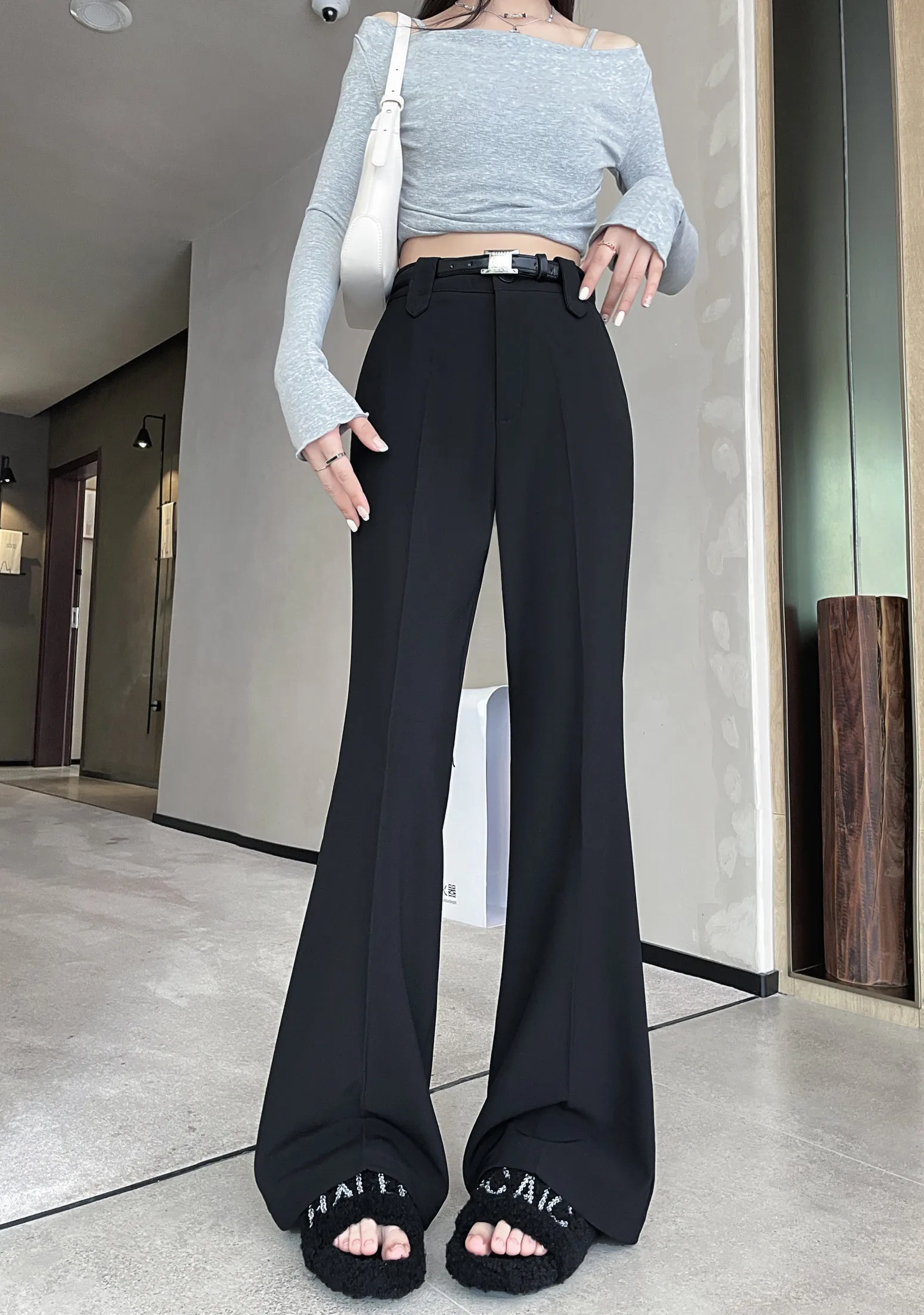 Effortlessly Chic Wide-Leg Straight Leg Pants for Women