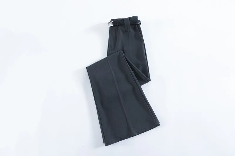 Effortlessly Chic Wide-Leg Straight Leg Pants for Women