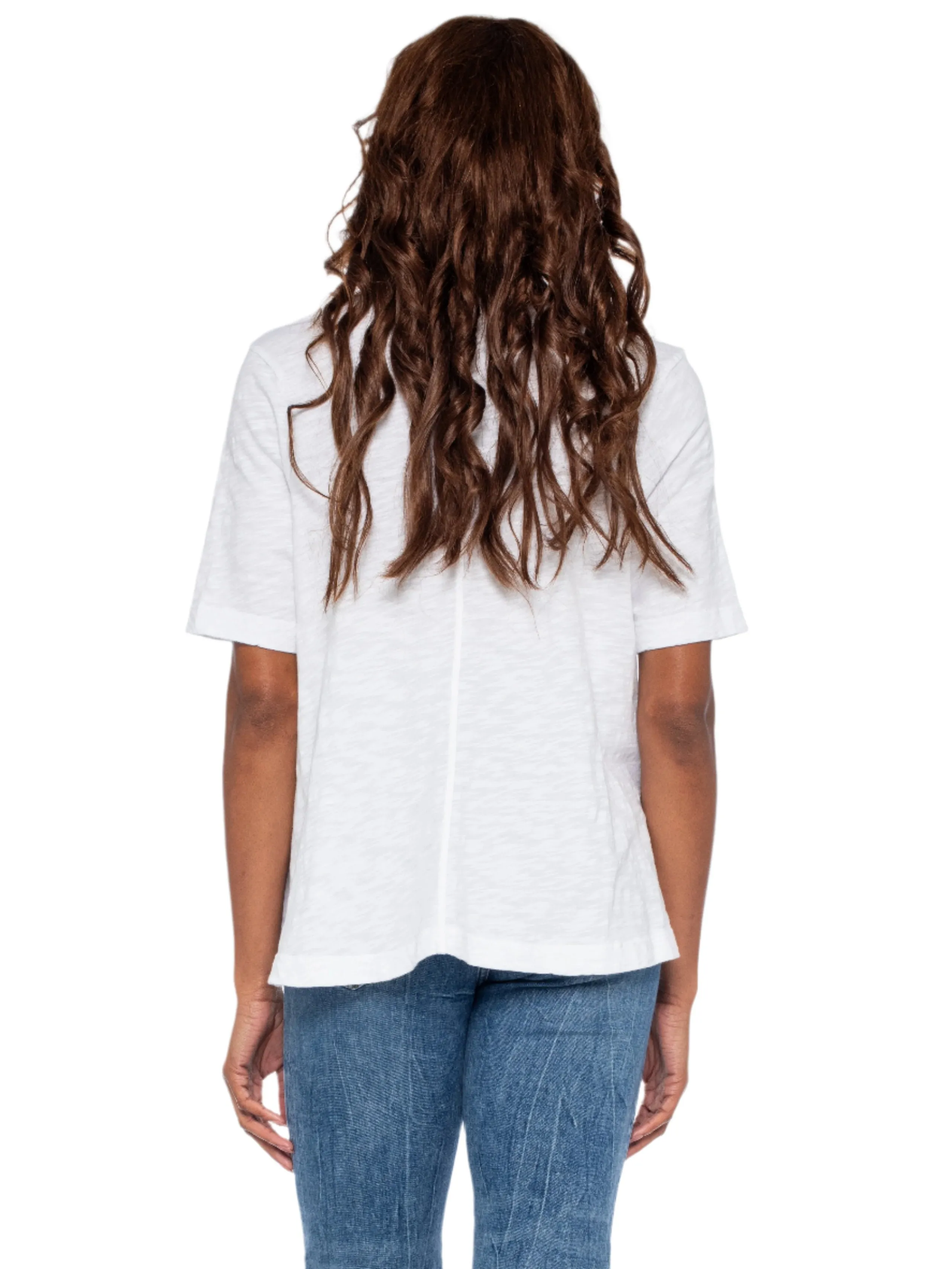 Elbow Sleeve Trapeze Top