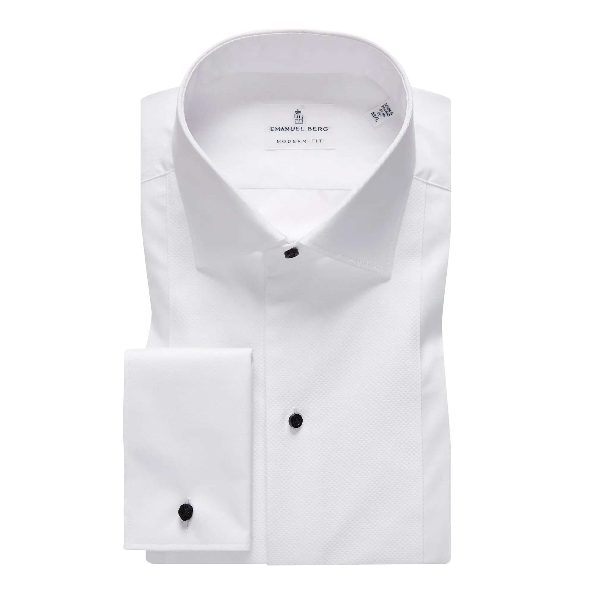 EMANUEL BERG Bib Front Tuxedo Shirt
