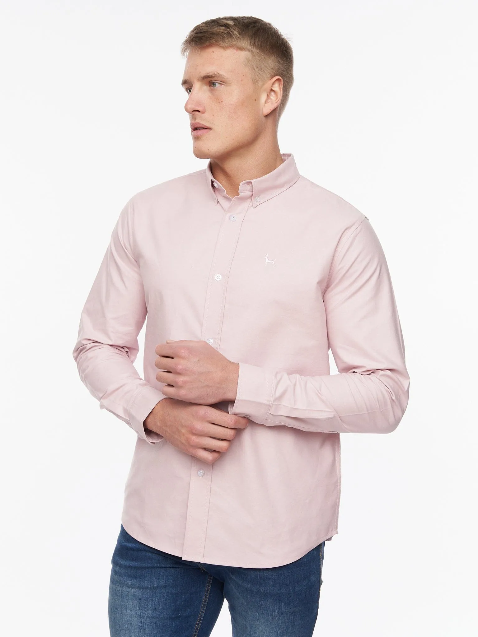 Ervin Oxford Shirt Light Pink