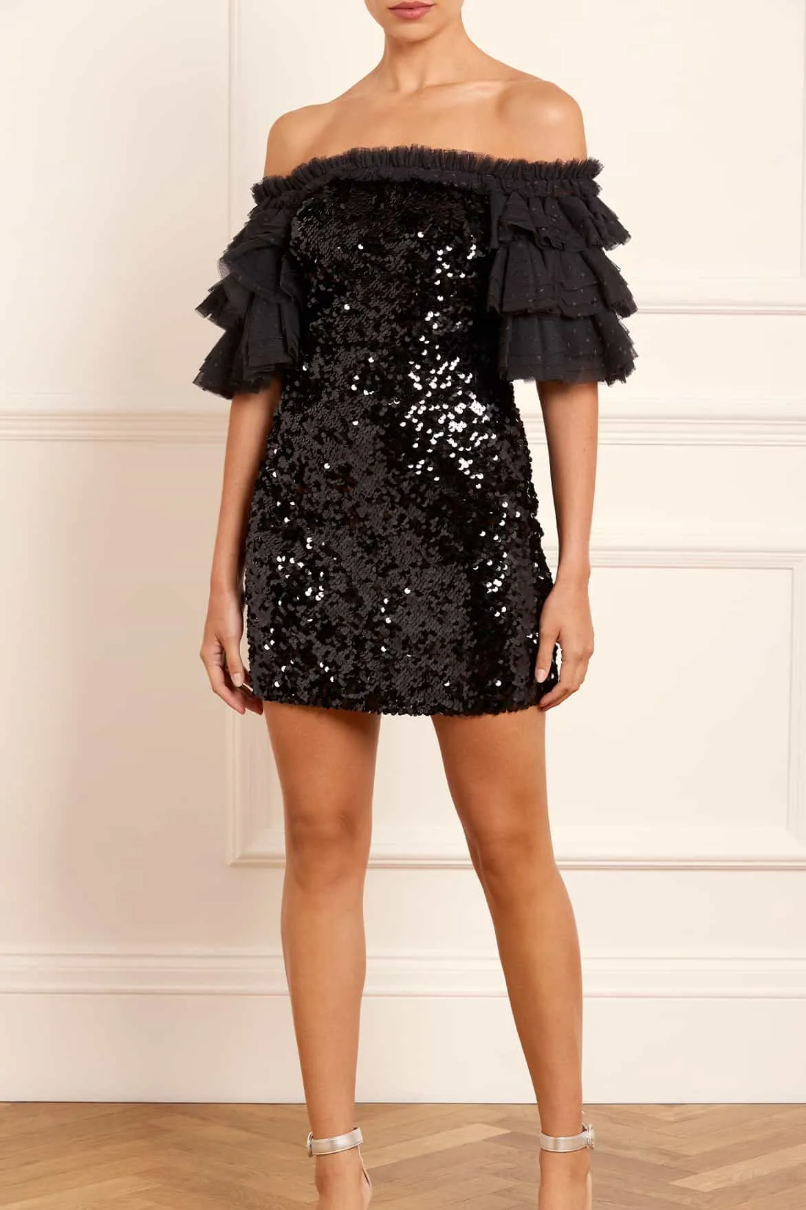 Essie Off-Shoulder Micro Mini Dress