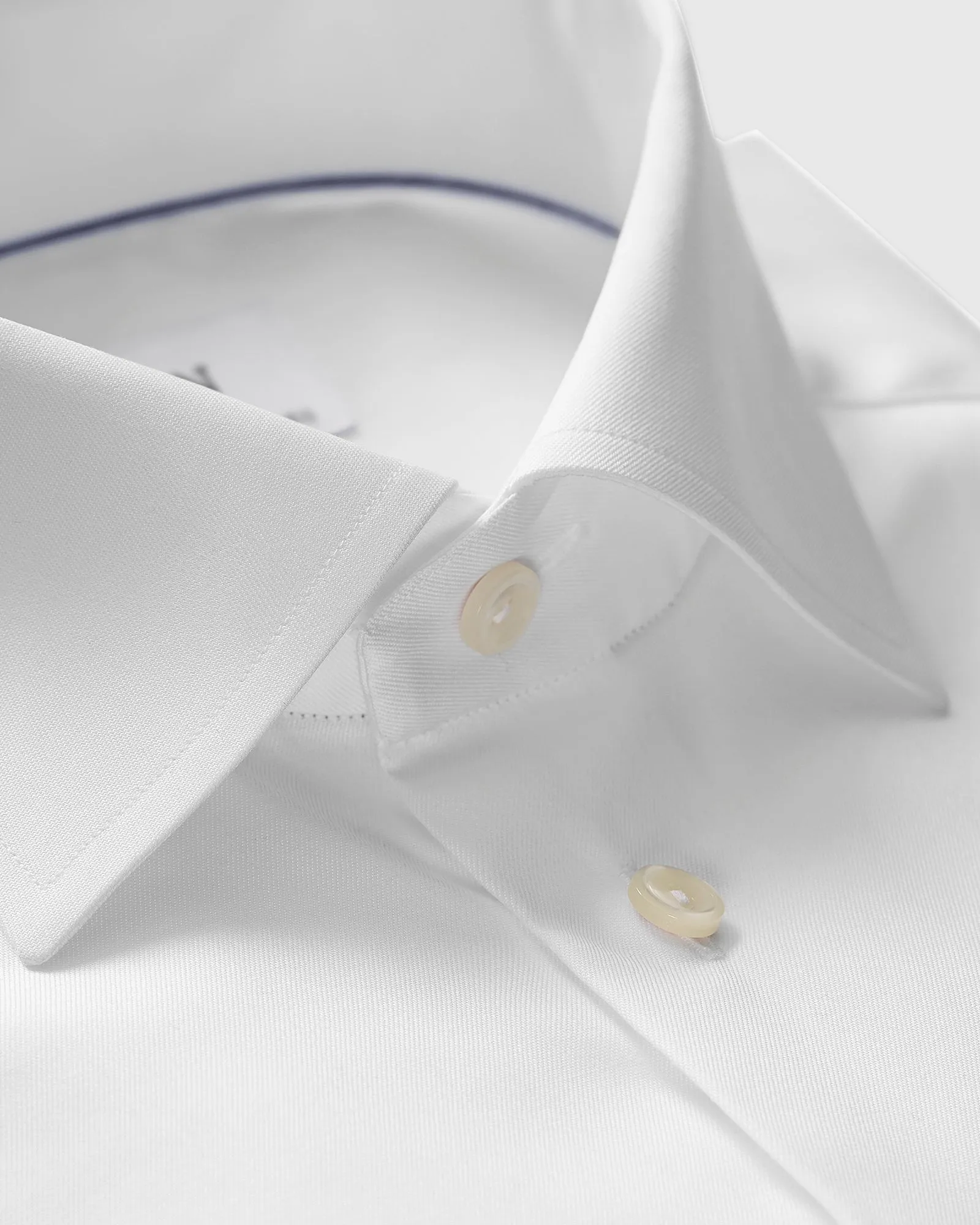 ETON 3000791200 WHITE SIGNATURE TWILL FRENCH CUFF SHIRT