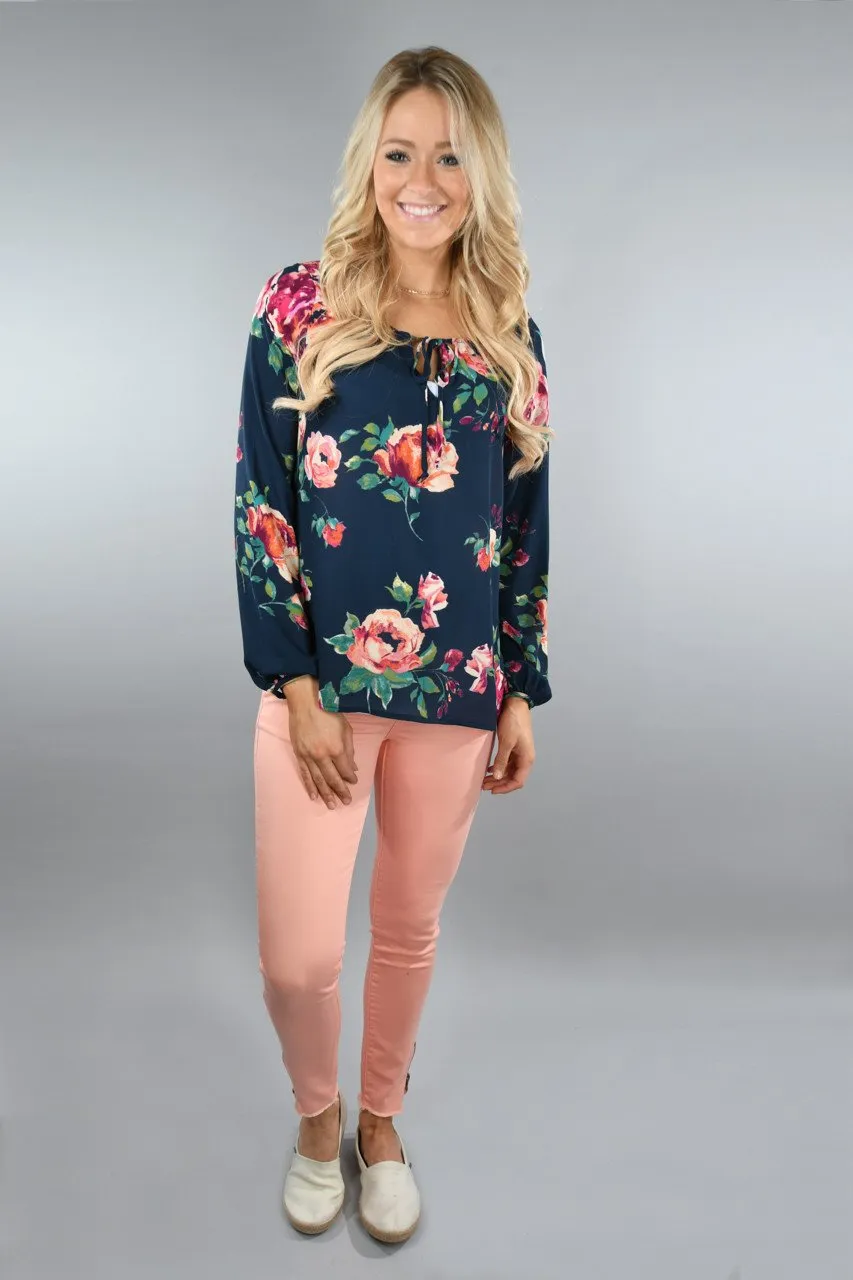 Everly ~ Love the Little Things Floral Top