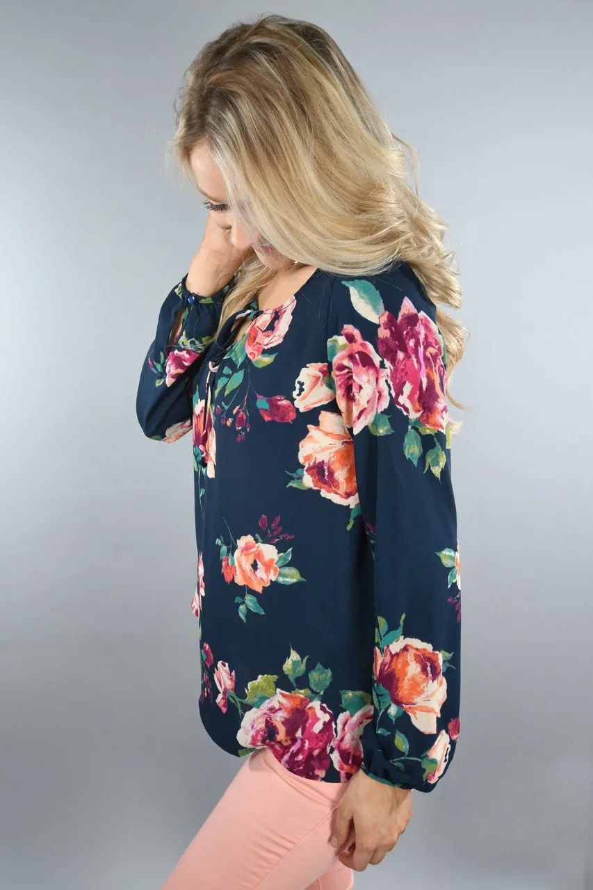 Everly ~ Love the Little Things Floral Top