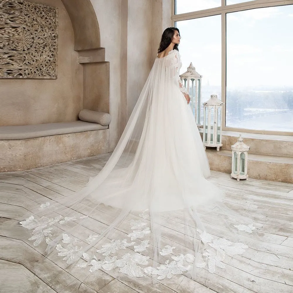 Exquisite Sweetheart Neckline Lace Wedding Dress with Wrap Vestido de Novia New Corset Bridal Gown