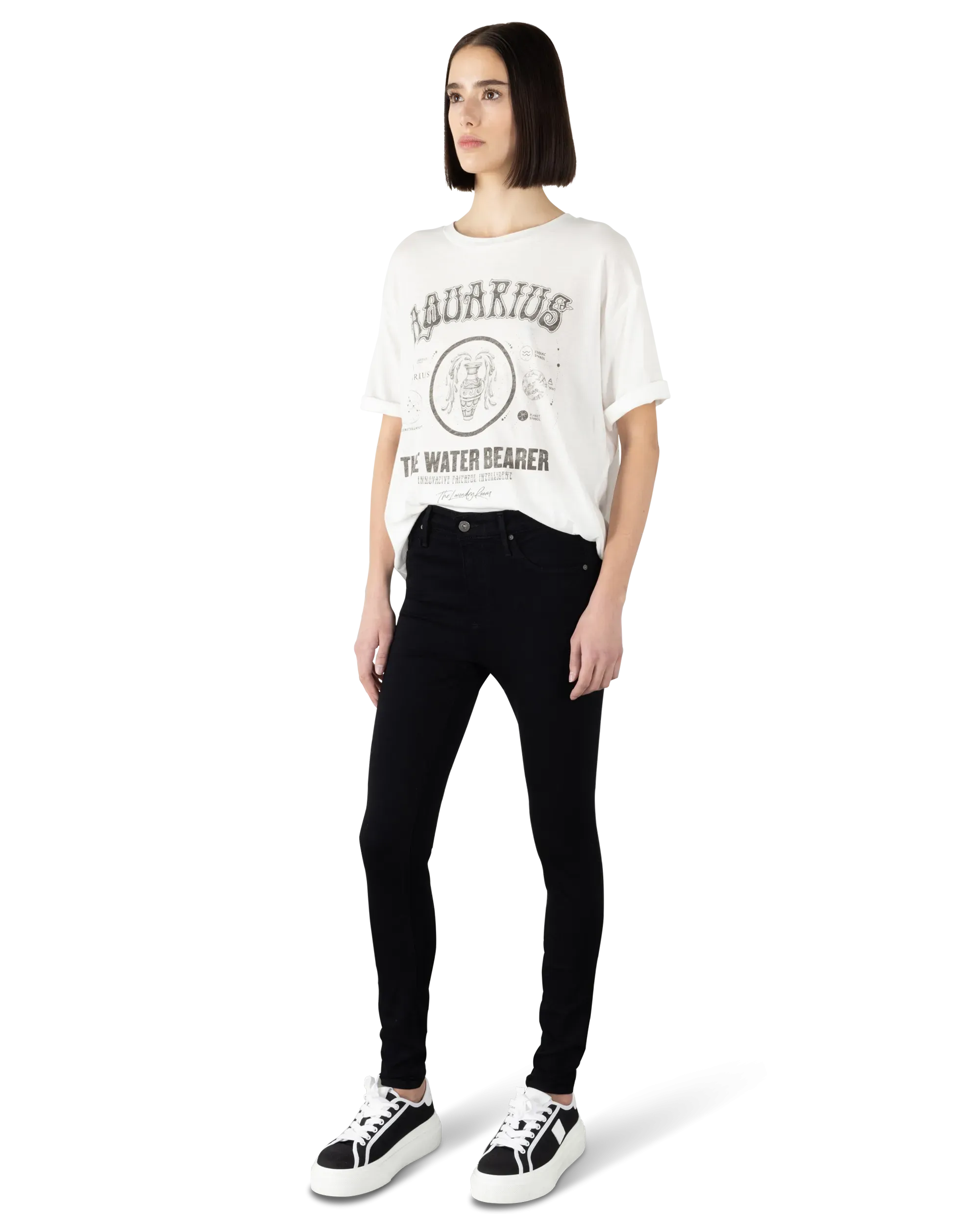 Farrah High-Rise Skinny Jeans