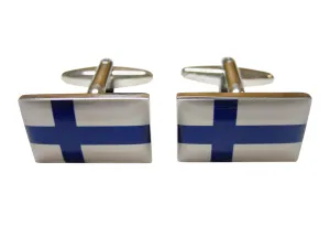 Finland Flag Cufflinks