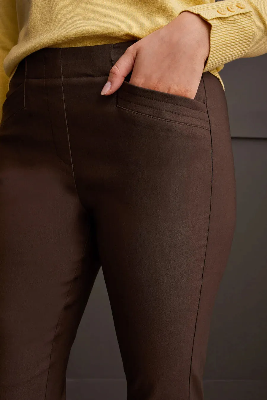 FLATTEN-IT PULL-ON ANKLE PANT WITH SIDE SLITS