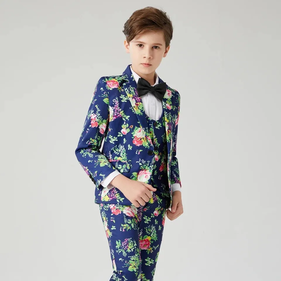 Floral Blue Tux