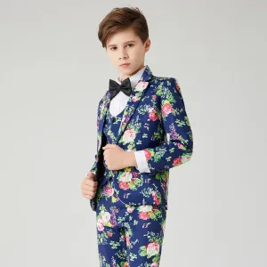 Floral Blue Tux